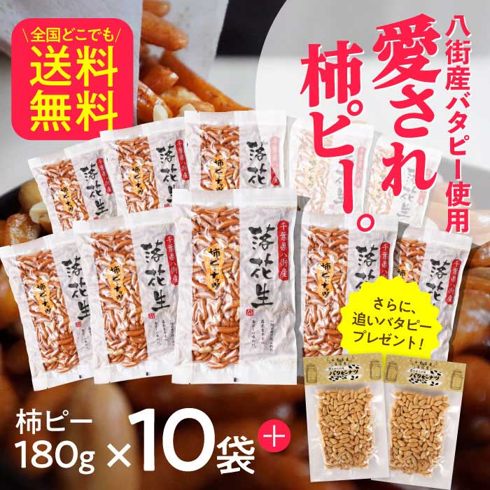 落花生屋の柿ピーナツ 10袋